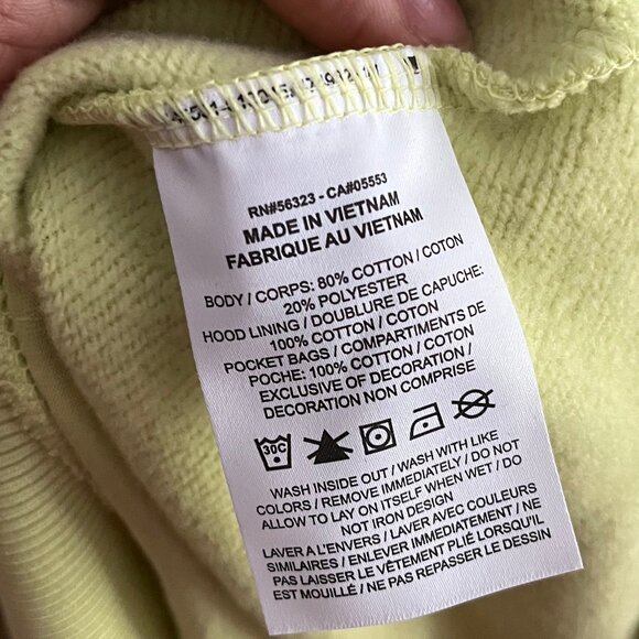 Plus Size Nike Air Cropped Fleece Hoodie - Picture 3 of 6